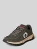 ECOALF Sneakers met labeldetails en vetersluiting, model 'FERO' Middengrijs