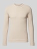 Only & Sons Strickpullover mit Rundhalsausschnitt Modell 'SETHAN' Beige