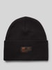 Superdry Beanie mit Label-Patch Modell 'WORKWEAR' Black