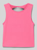s.Oliver RED LABEL Slim Fit Tank Top mit Cut Out am Rücken Pink