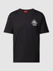 HUGO T-Shirt mit Label-Print Modell 'Dedico' Black