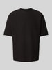 MCNEAL T-Shirt mit Strukturmuster Modell 'KEN' Black