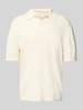 CK Calvin Klein Poloshirt met V-hals Beige