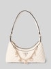 Guess Handtasche mit Steppnähten Modell 'EVERLEE' Ecru