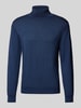 Fynch-Hatton Rollkragenpullover mit Rollkragenpullover Jeansblau