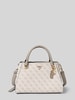 Guess Satchel Bag mit Label-Detail Modell 'NOELLE' Taupe