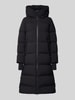 Marc O'Polo Płaszcz puchowy o kroju regular fit z długimi, dodatkowymi mankietami Czarny
