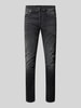 G-Star Raw Chinosy o kroju skinny fit z kieszeniami z tyłu Antracytowy