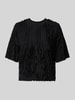 Jake*s Collection T-Shirt mit Rundhalsausschnitt und 1/2-Arm Black