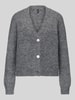 ONLY Cardigan mit großen Knöpfen Modell 'ONLZOEY' Anthrazit Melange