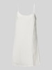 Pieces Sukienka mini na cienkich ramiączkach model ‘MASTINA’ Złamany biały