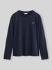 GANT regular fit shirt met lange mouwen van puur katoen Marineblauw