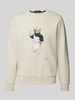 Polo Ralph Lauren Sweatshirt mit Motiv-Print und Rundhalsausschnitt Beige