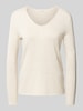 Tom Tailor Pullover aus Baumwoll-Viskose-Mix Beige