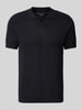 JOOP! Collection Regular Fit Poloshirt mit V-Ausschnitt Marine