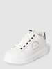 Karl Lagerfeld Sneakers met labelprint, model 'KAPRI' Wit