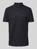 BOSS Green Poloshirt mit Label-Detail Dunkelblau