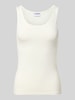 Jake*s Casual Slim fit top van modalmix Offwhite