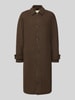 Forét Mantel aus Wolle mit Ärmelriegeln Modell 'PINE' Mittelbraun