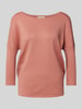 FREE/QUENT Gebreide pullover met ronde hals, model 'JONE' Oudroze