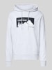 Jack & Jones Hoodie met motiefprint, model 'SUN' Offwhite gemêleerd