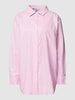 Tommy Hilfiger Oversized Bluse mit Umlegekragen Modell 'OXFORD' Rosa