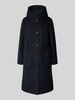 Barbour Regular fit lang functioneel jack van katoenmix, model 'BAMBURGH' Marineblauw