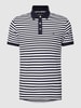 Tommy Hilfiger Slim fit poloshirt, model '1985' Marineblauw