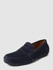 Polo Ralph Lauren Mocassins van leer, model 'REYNOLD-CASUAL SHOE-DRIVE' Donkerblauw