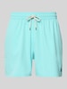 Polo Ralph Lauren Underwear Zwembroek met elastische band en labelstitching Aquablauw