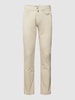 Pierre Cardin Hose mit Label-Details Modell 'Lyon' Beige