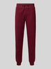 Tommy Hilfiger Regular fit sweatpants van puur katoen Bordeaux