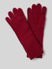 Seeberger Handschoenen van puur kasjmier Bordeaux