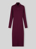 Tommy Jeans Eng anliegendes Freizeitkleid aus Baumwoll-Mix Bordeaux