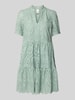 YAS Minikleid mit Lochstickerei Modell 'Holi' Mint