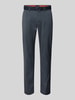 MCNEAL Slim fit pantalon met riem Marineblauw