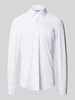 BOSS Slim Fit Business-Hemd mit Kentkragen Modell 'Hank' Weiss