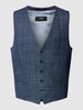Cinque Gilet in gemêleerde look, model 'Vitra' Blauw