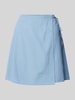 Pieces Spódnica kopertowa w jednolitym kolorze model ‘KAREN’ Jeansowy niebieski