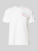 MC2 Saint Barth T-Shirt mit Label-Prints Modell 'PORTLAND' Weiss