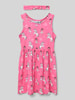 Happy Girls Kleid mit Rundhalsausschnitt Pink