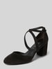 Tamaris Pumps met gekruiste riempjes Zwart