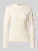 s.Oliver BLACK LABEL Regular fit shirt met lange mouwen met all-over motief Wit