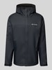 COLUMBIA Softshell-jack met labelprint, model 'Watertight' Zwart