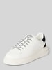 Guess Sneaker aus Leder-Mix Modell 'ELBINA' Weiss