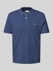 Gant Regular Fit Poloshirt mit Label-Stitching Jeansblau Melange