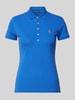 Polo Ralph Lauren Poloshirt mit Label-Stitching Modell 'JULIE' Blau