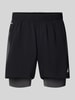 ASICS TIGER Regular Fit Shorts mit integrierten Tights Modell 'Road' Black
