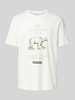 CHAMPION T-Shirt mit Label-Details Offwhite