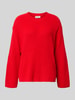 American Vintage Gebreide pullover met ronde hals, model 'CRASHWAY' Rood